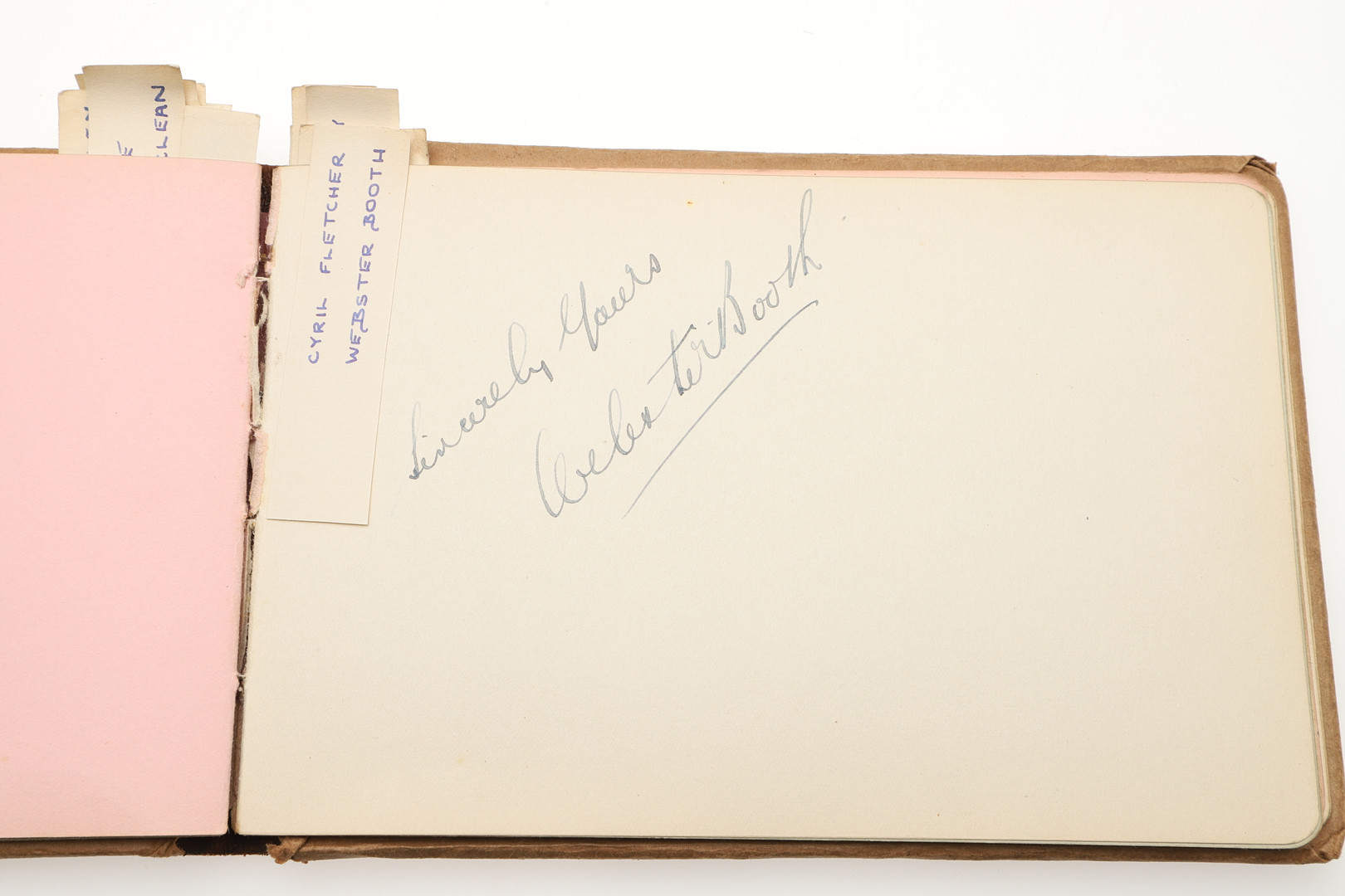 LARGE AUTOGRAPH COLLECTION - WINSTON CHURCHILL & OTHER AUTOGRAPHS. - Image 24 of 63