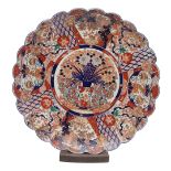 LARGE JAPANESE IMARI CHARGER, MEIJI, 19TH CENTURY.