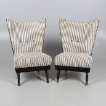 HOWARD KEITH 'ENCORE' MID CENTURY LOUNGE CHAIRS.