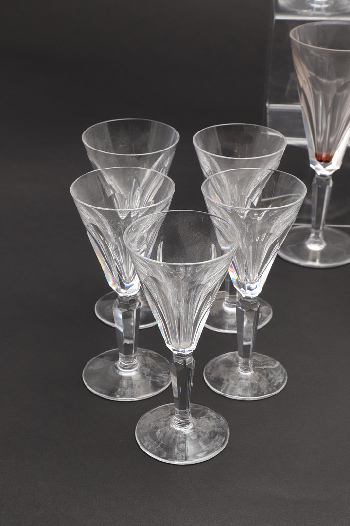 A GROUP OF WATERFORD SHEILA PATTERN GLASSES. - Image 5 of 10