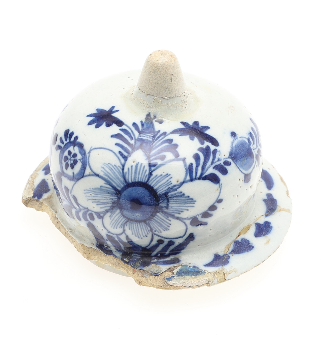 18THC DELFT PLAQUE & LIDDED SPICE JAR. - Image 19 of 21