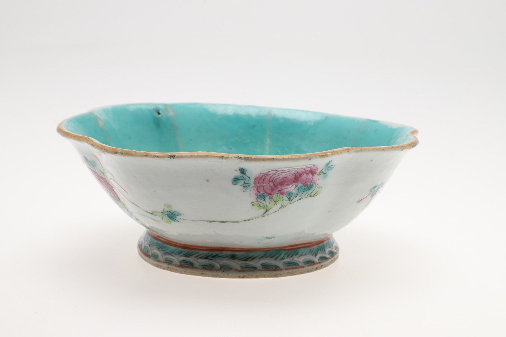 CHINESE TONGZHI FAMILLE ROSE BOWL & ANOTHER BOWL. - Image 4 of 22