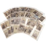 COLLECTION OF CARTE DE VISITE PHOTOGRAPHS.