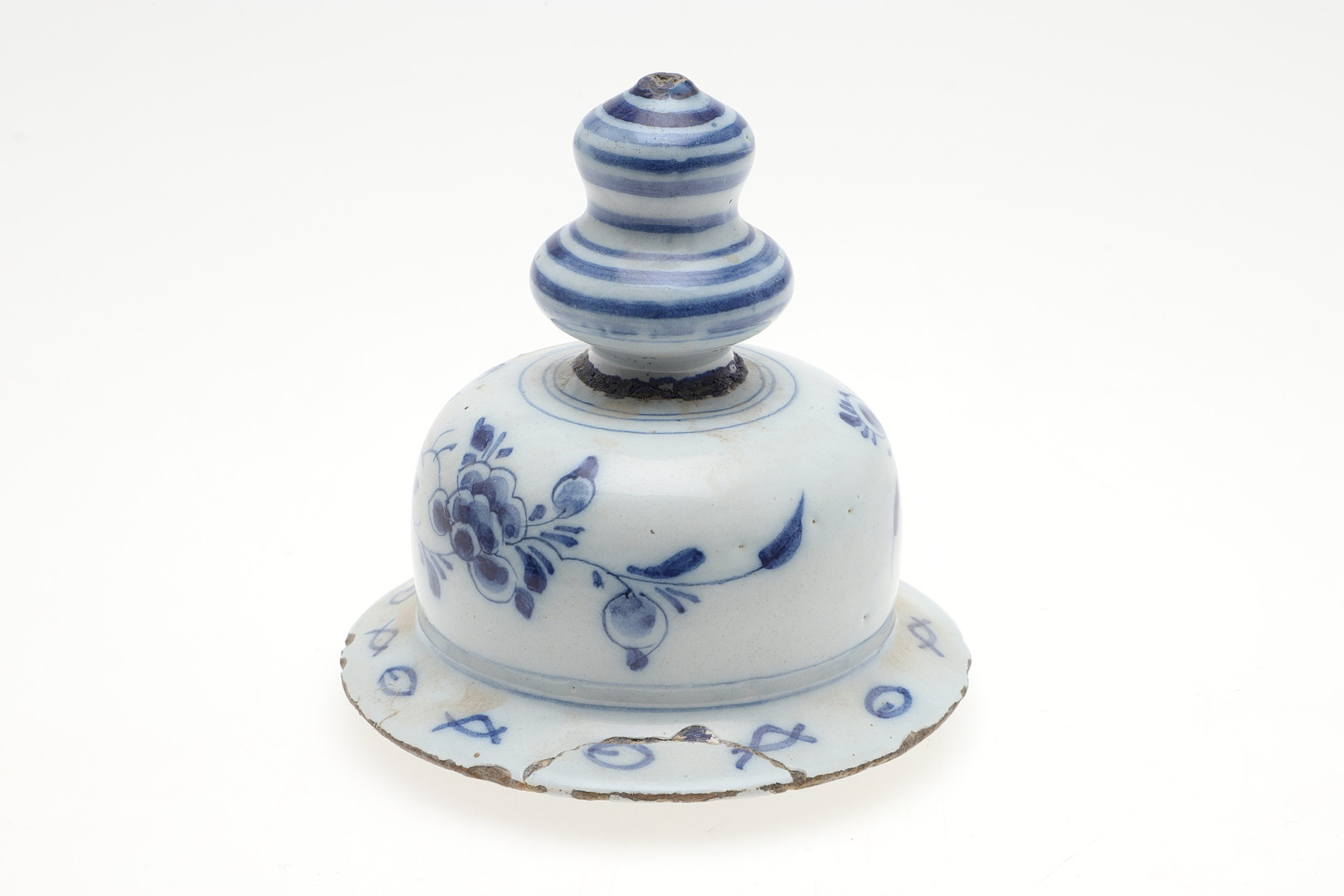 LARGE ANTIQUE BLUE & WHITE DELFT JAR. - Image 22 of 28