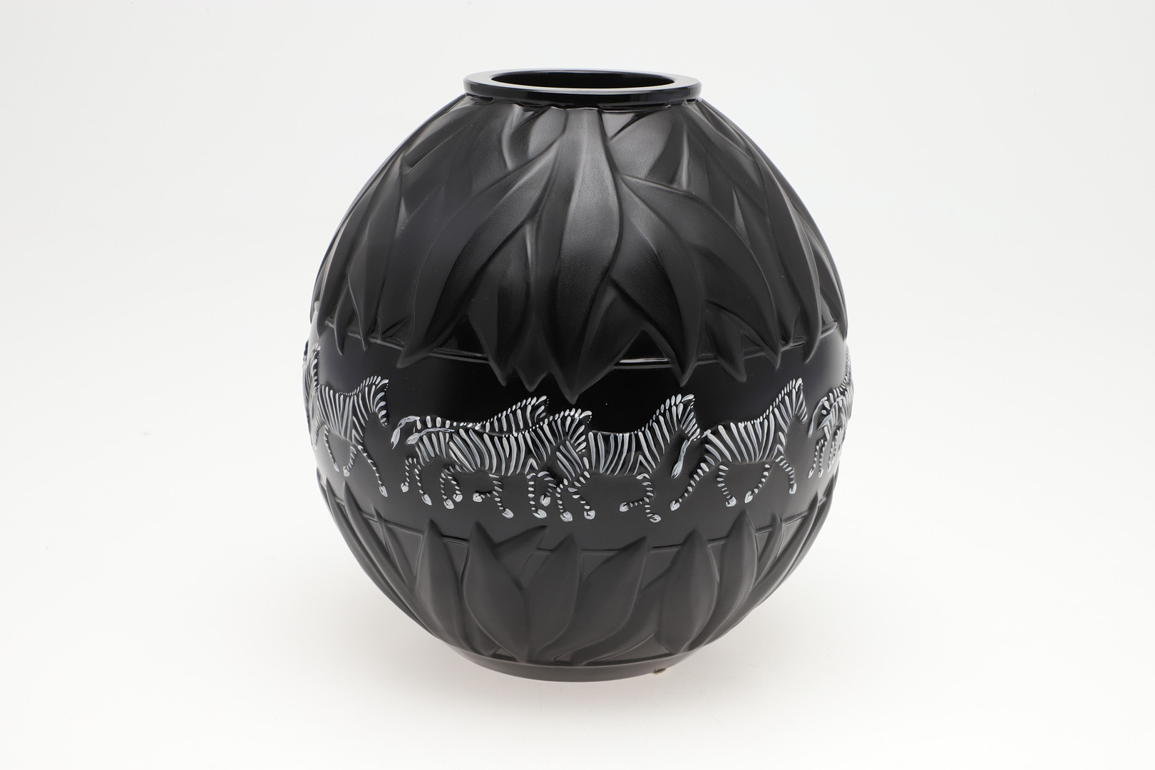 LALIQUE - PAIR OF 'TANZANIA' GLASS VASES. - Image 10 of 16