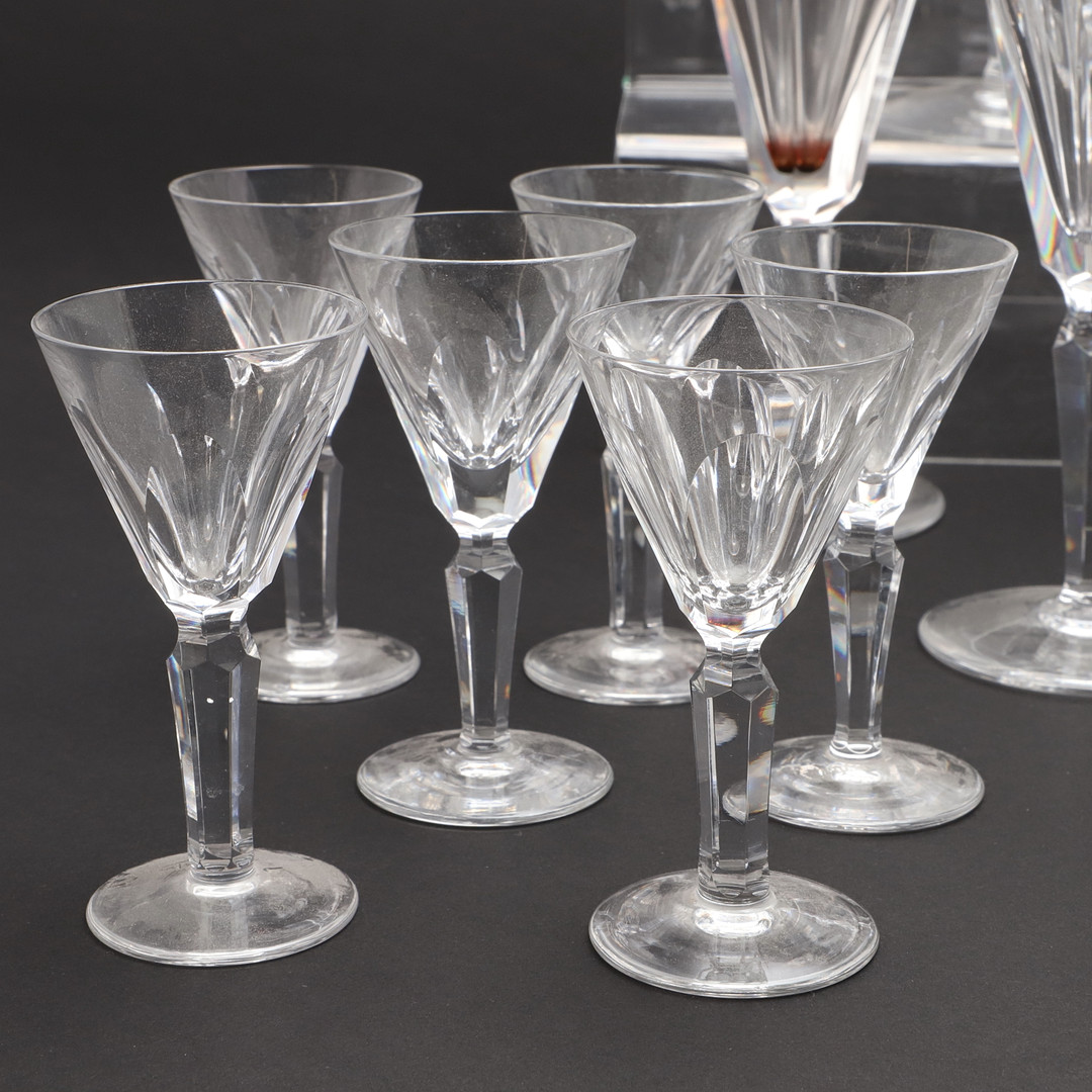 A GROUP OF WATERFORD SHEILA PATTERN GLASSES. - Image 3 of 10