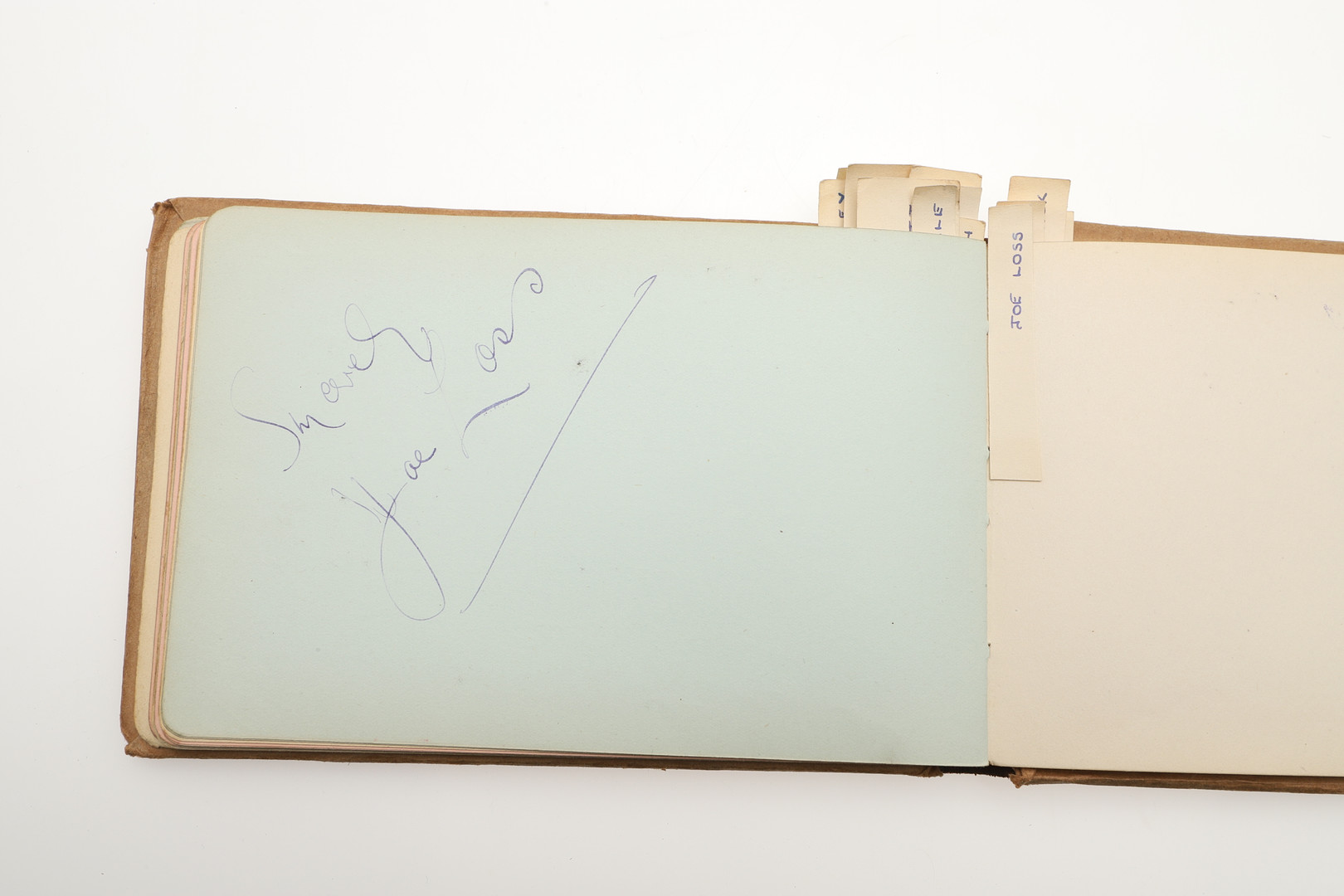 LARGE AUTOGRAPH COLLECTION - WINSTON CHURCHILL & OTHER AUTOGRAPHS. - Image 34 of 63