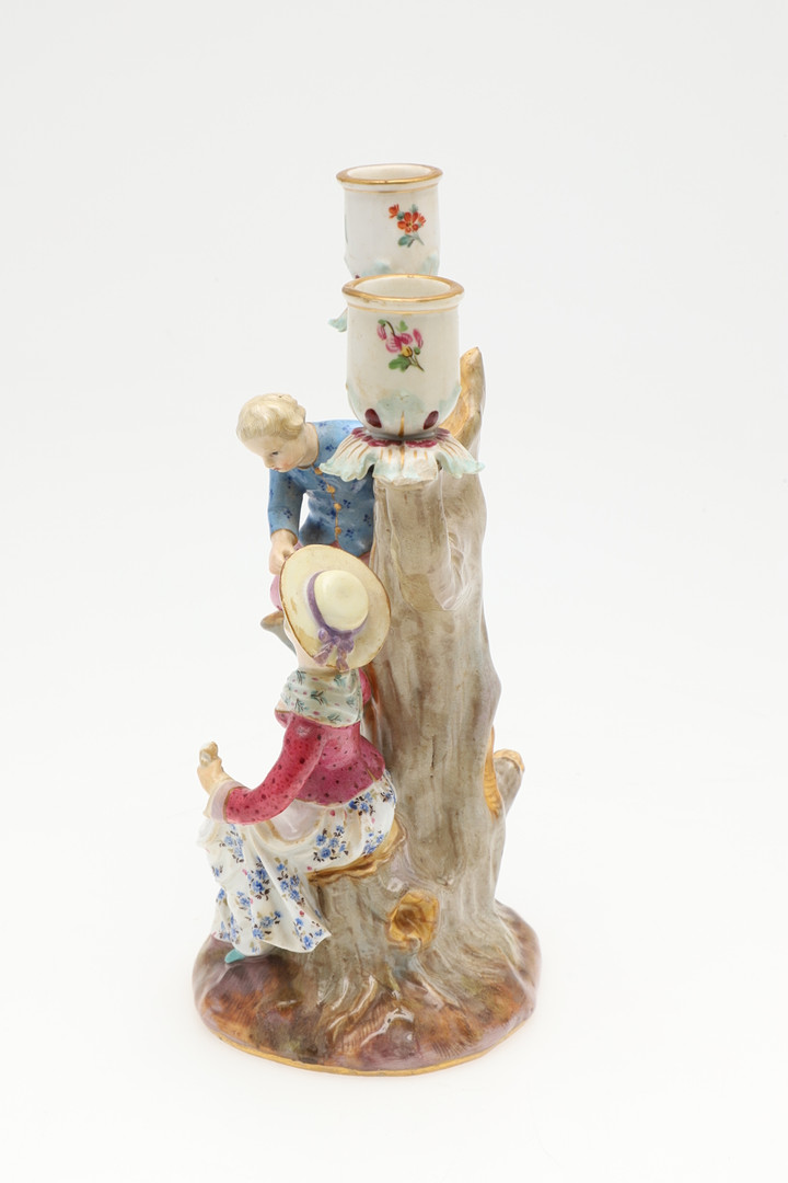 PAIR OF MEISSEN FIGURAL CANDLESABRA. - Image 3 of 28