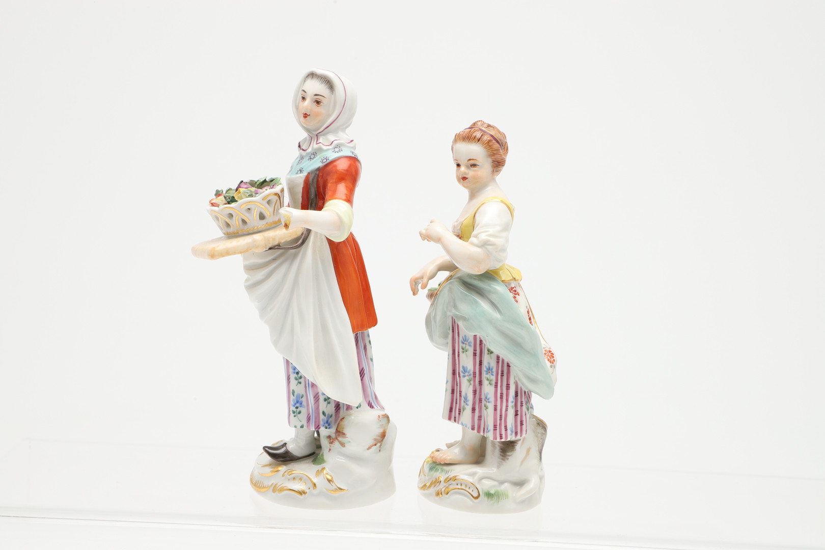 PAIR OF MEISSEN PORCELAIN FIGURES & OTHER FIGURES. - Image 15 of 23