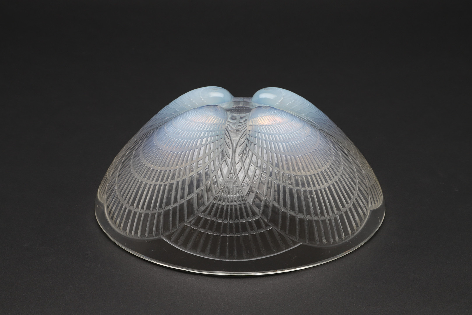 RENE LALIQUE GLASS BOWL - COQUILLES. - Image 10 of 14