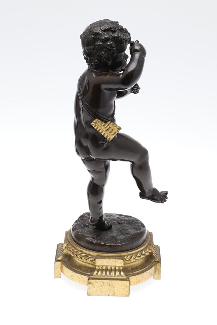 A PAIR OF FRENCH BRONZE PUTTI, IN THE MANNER OF CLAUDE 'CLODION' MICHEL. - Image 14 of 15