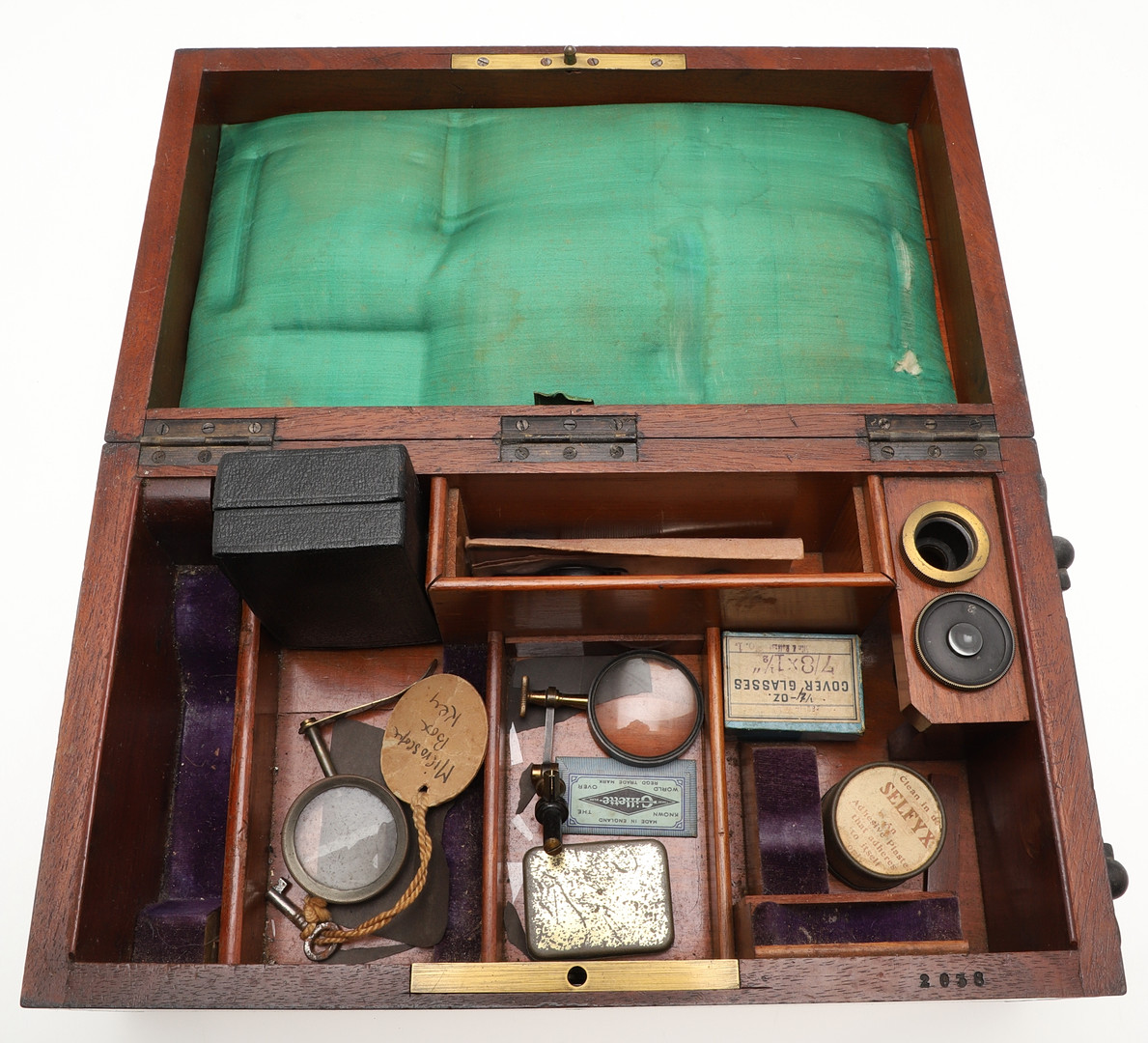 CONSTANT VERICK. A FRENCH LATE 19TH CENTURY CASED MICROSCOPE. - Image 10 of 18