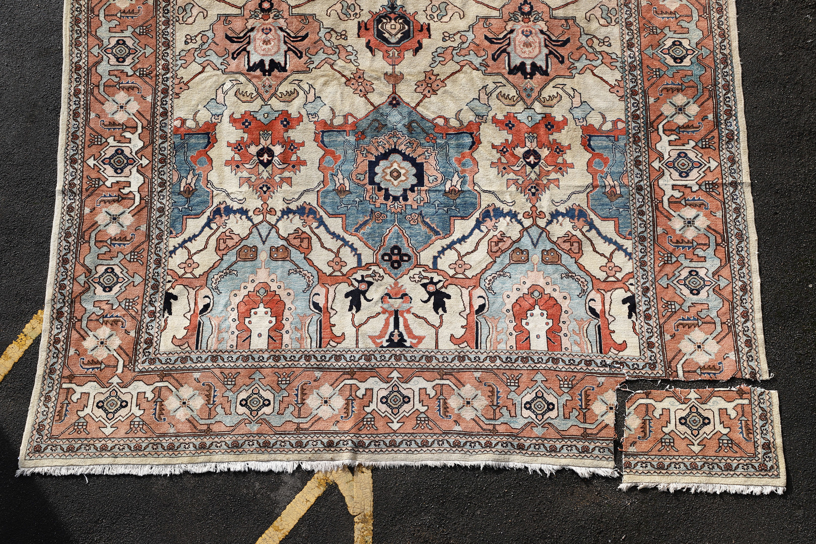A WEST ANATOLIAN CARPET OF UNUSUAL SIZE, CIRCA 1980. - Image 4 of 17