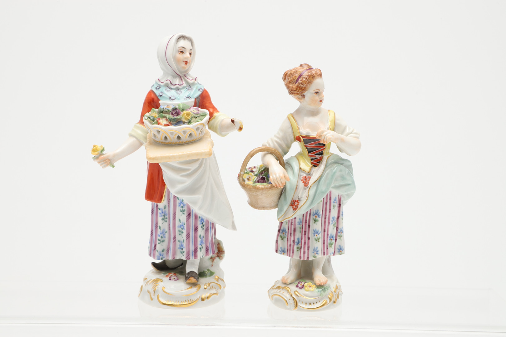 PAIR OF MEISSEN PORCELAIN FIGURES & OTHER FIGURES. - Image 12 of 23