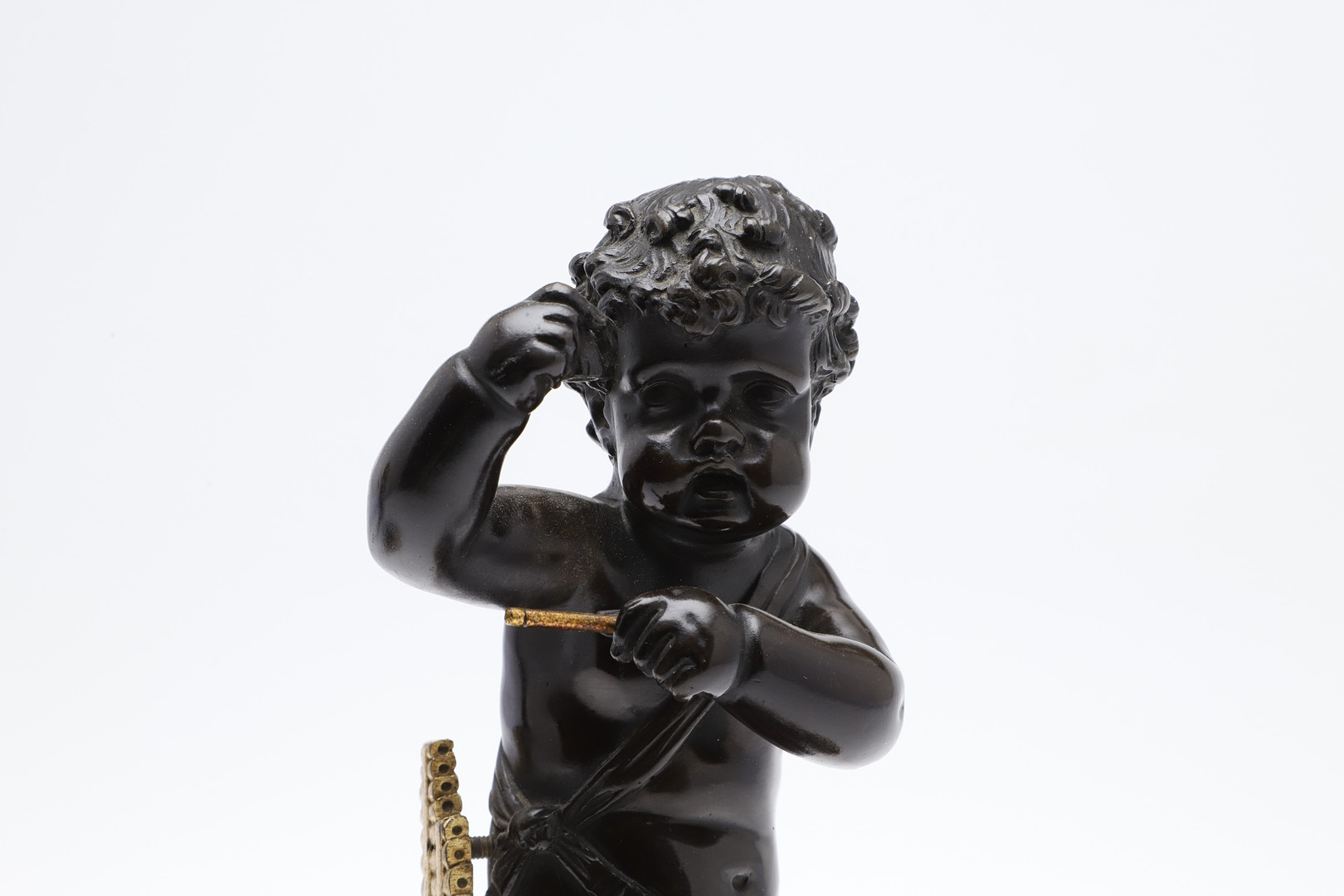 A PAIR OF FRENCH BRONZE PUTTI, IN THE MANNER OF CLAUDE 'CLODION' MICHEL. - Image 10 of 15