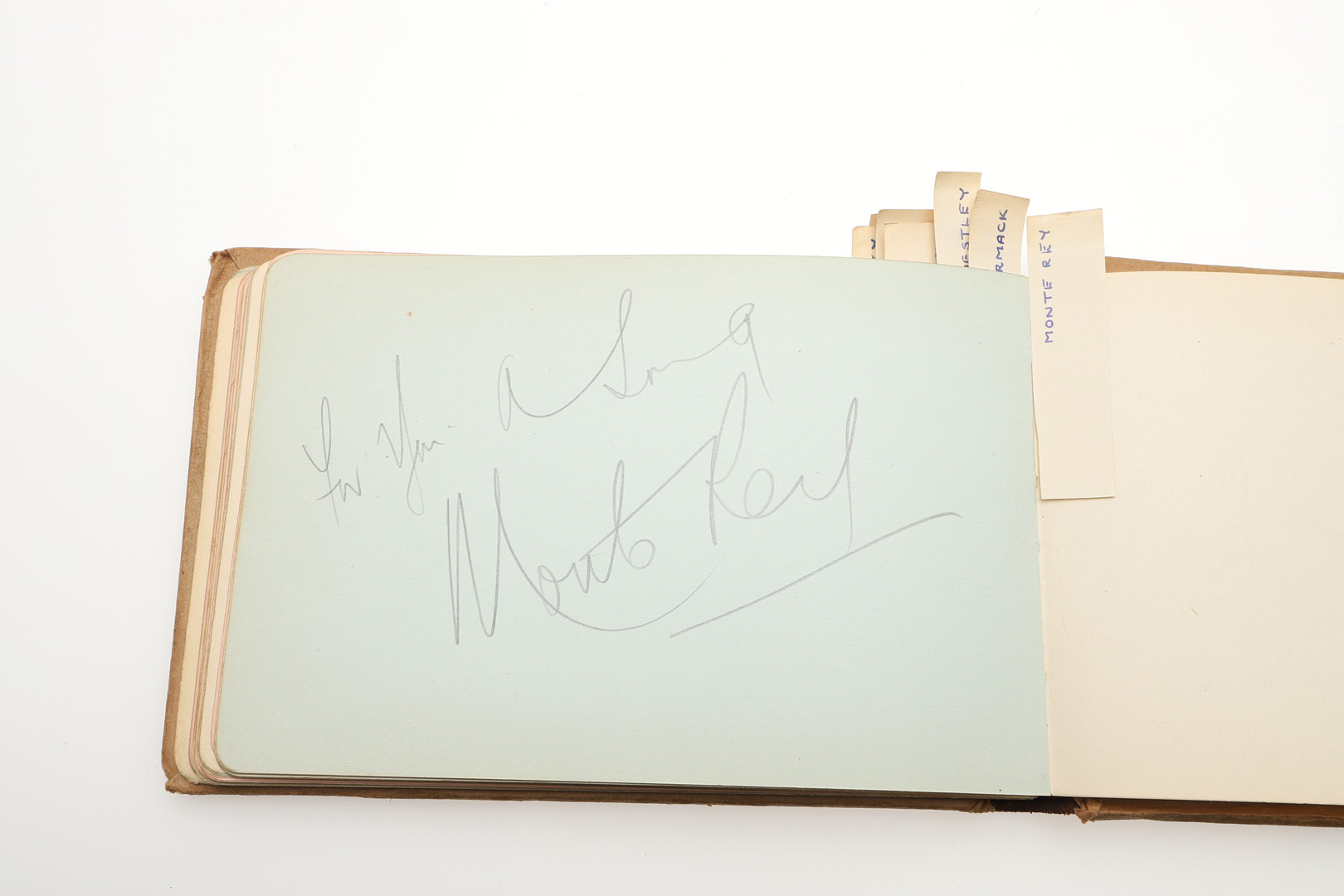 LARGE AUTOGRAPH COLLECTION - WINSTON CHURCHILL & OTHER AUTOGRAPHS. - Image 37 of 63