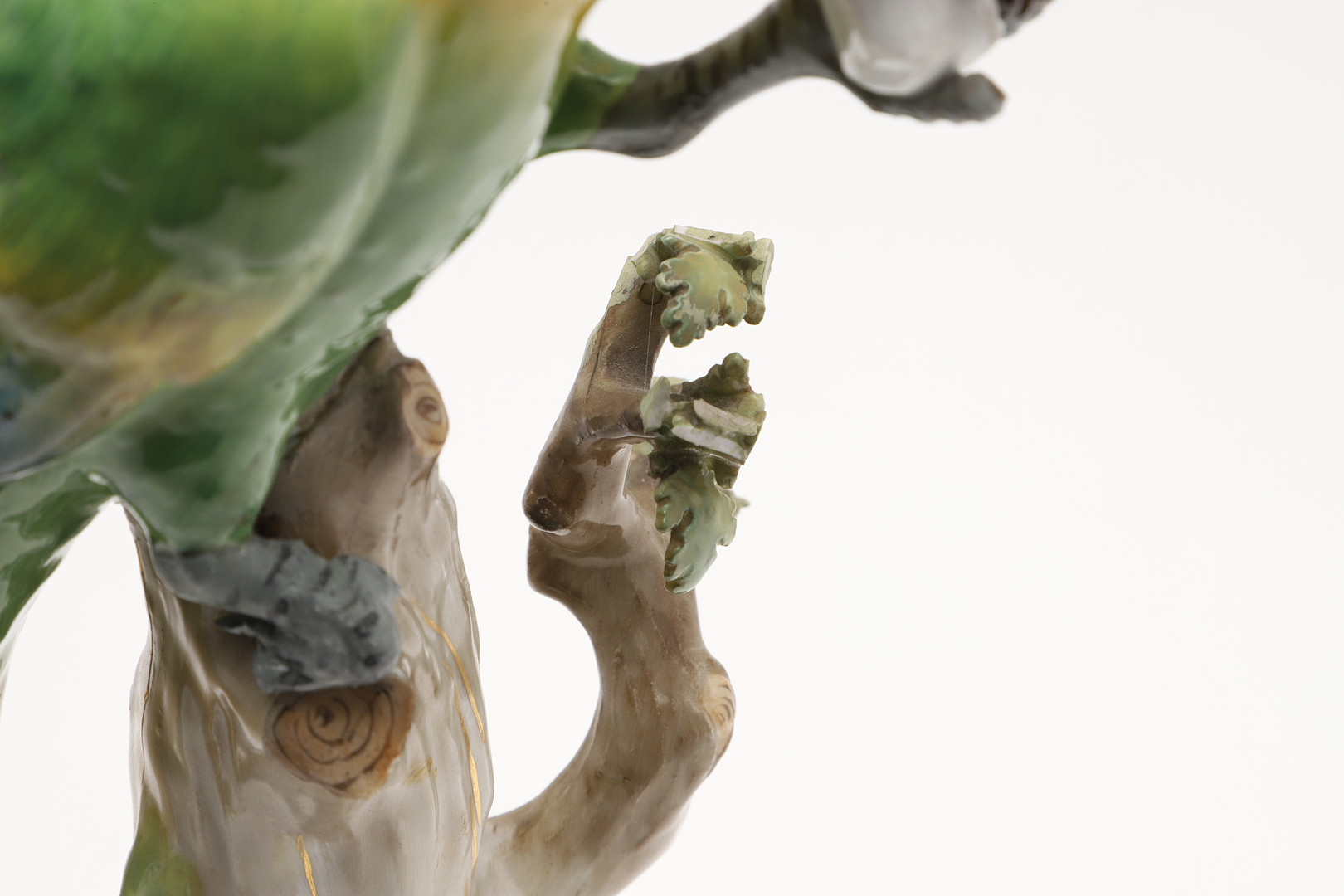 MEISSEN PORCELAIN PARROT & ANOTHER MODEL OF A PARROT. - Image 23 of 25