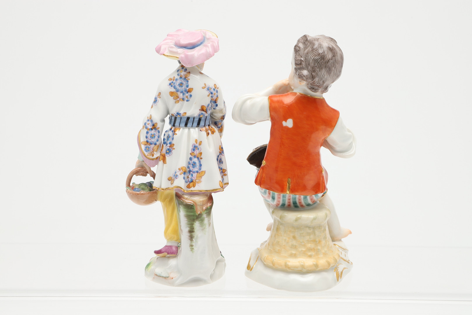 PAIR OF MEISSEN PORCELAIN FIGURES & OTHER FIGURES. - Image 20 of 23