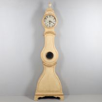 A 19TH CENTURY FINNISH 'COMTOISE' CLOCK, Ã–STROBOTHNIA REGION.