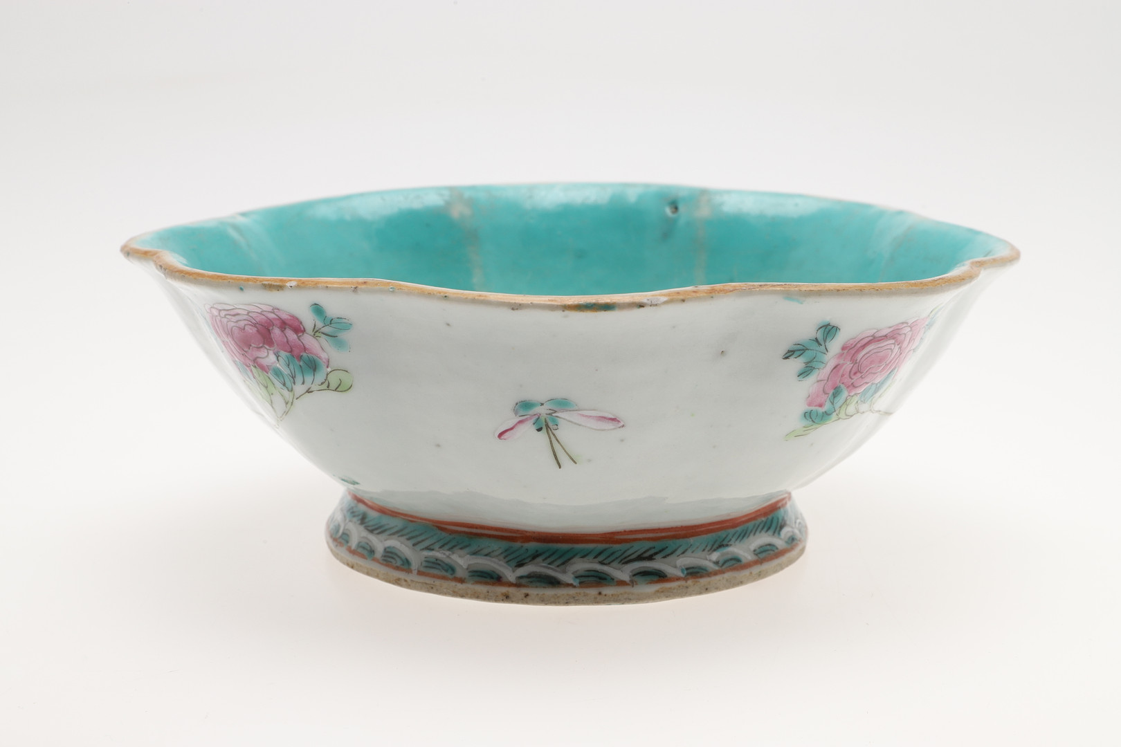 CHINESE TONGZHI FAMILLE ROSE BOWL & ANOTHER BOWL. - Image 5 of 22