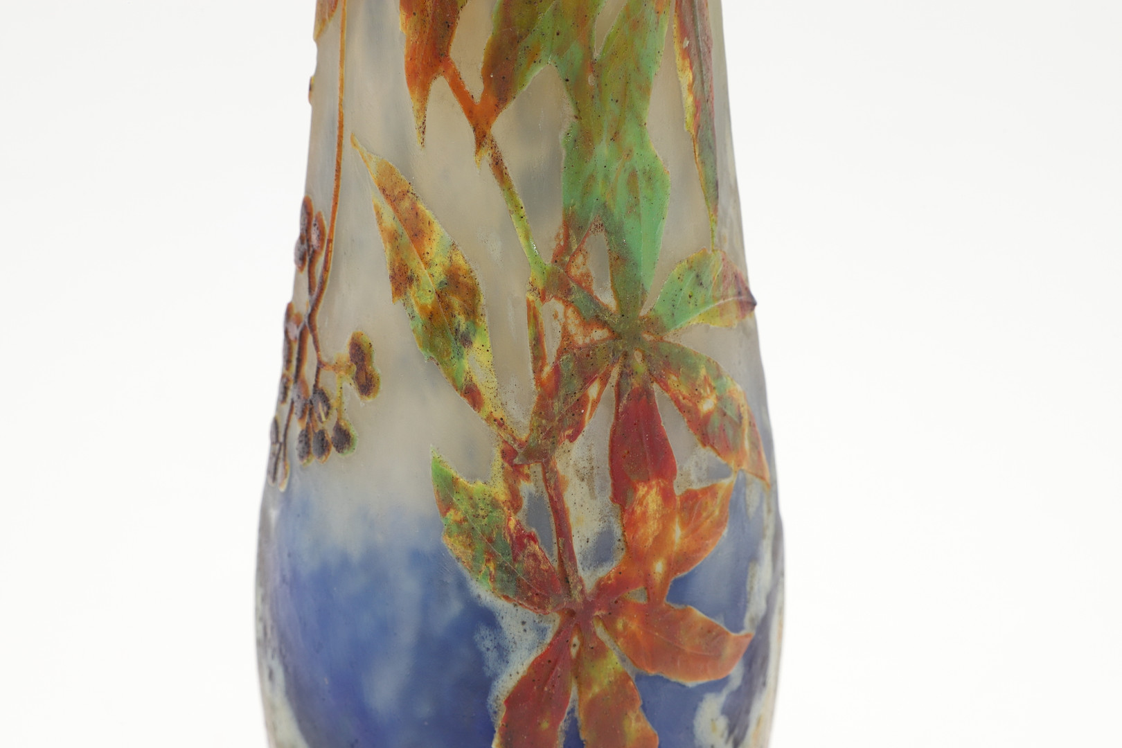 DAUM NANCY - CAMEO GLASS VASE. - Image 8 of 14