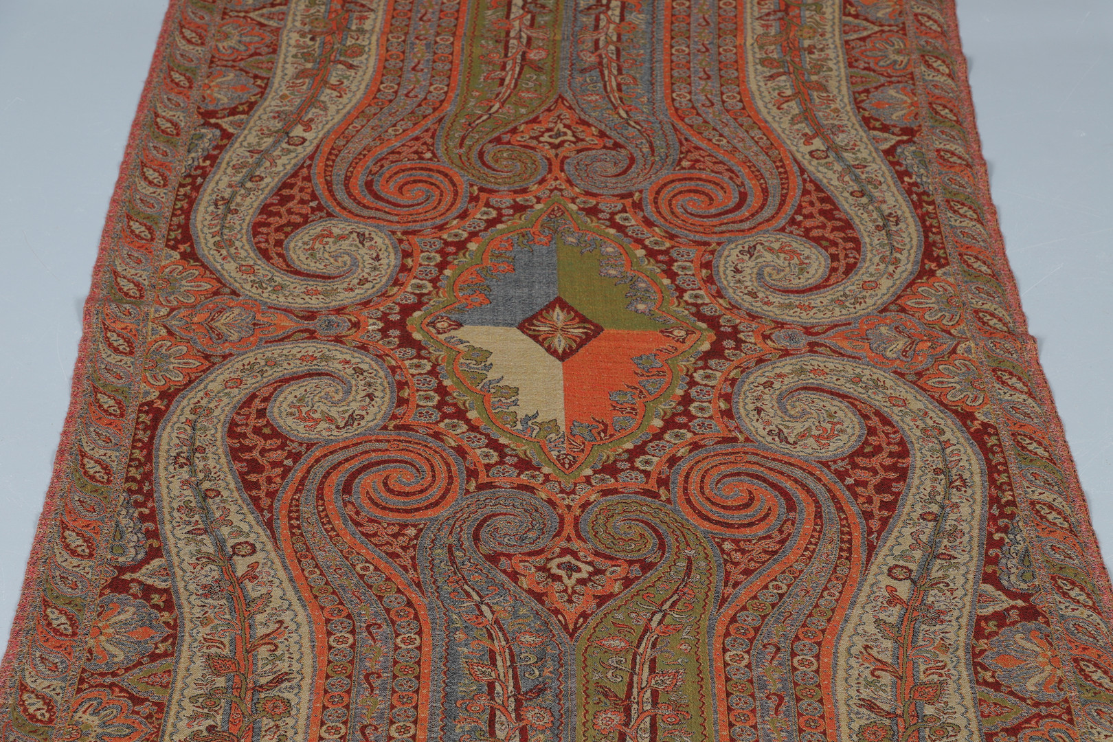 LATE 19THC PAISLEY SHAWL & VARIOUS TEXTILES. - Image 16 of 26