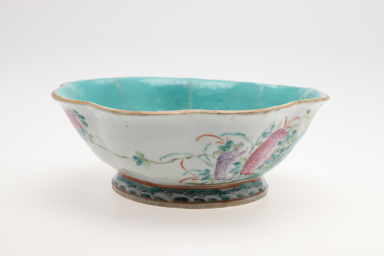 CHINESE TONGZHI FAMILLE ROSE BOWL & ANOTHER BOWL. - Image 7 of 22