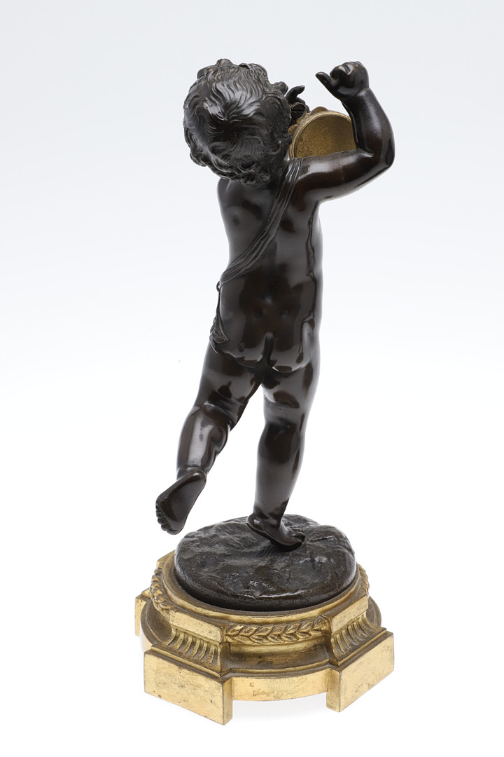 A PAIR OF FRENCH BRONZE PUTTI, IN THE MANNER OF CLAUDE 'CLODION' MICHEL. - Image 7 of 15