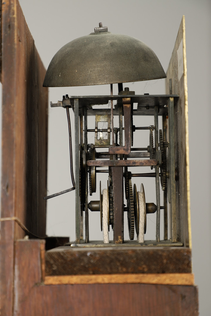 A LATE 18TH CENTURY OAK LONGCASE CLOCK. - Image 11 of 12
