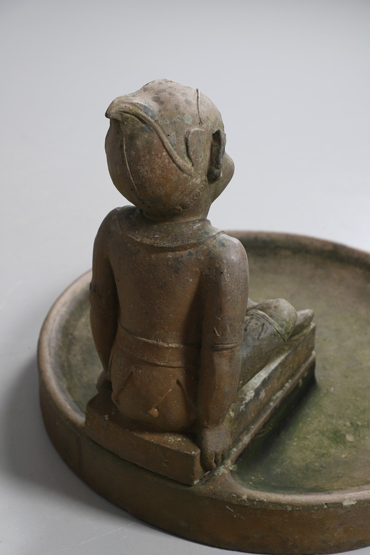 RARE DOULTON TERRACOTTA BIRDBATH - 'PUCK'. - Image 19 of 24