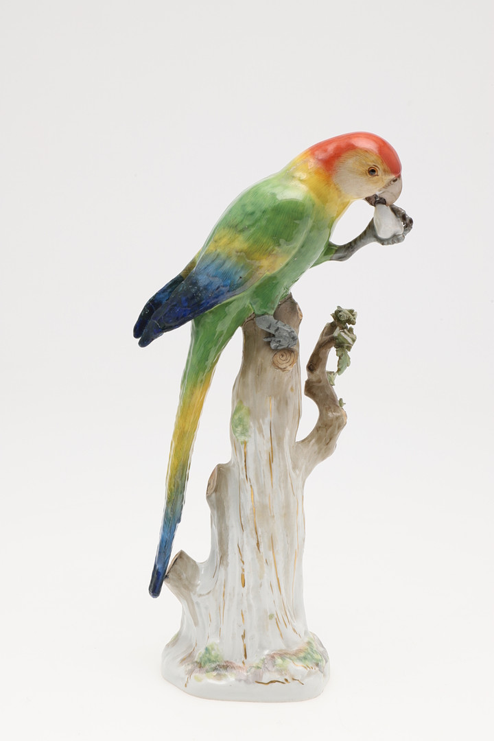 MEISSEN PORCELAIN PARROT & ANOTHER MODEL OF A PARROT. - Image 13 of 25