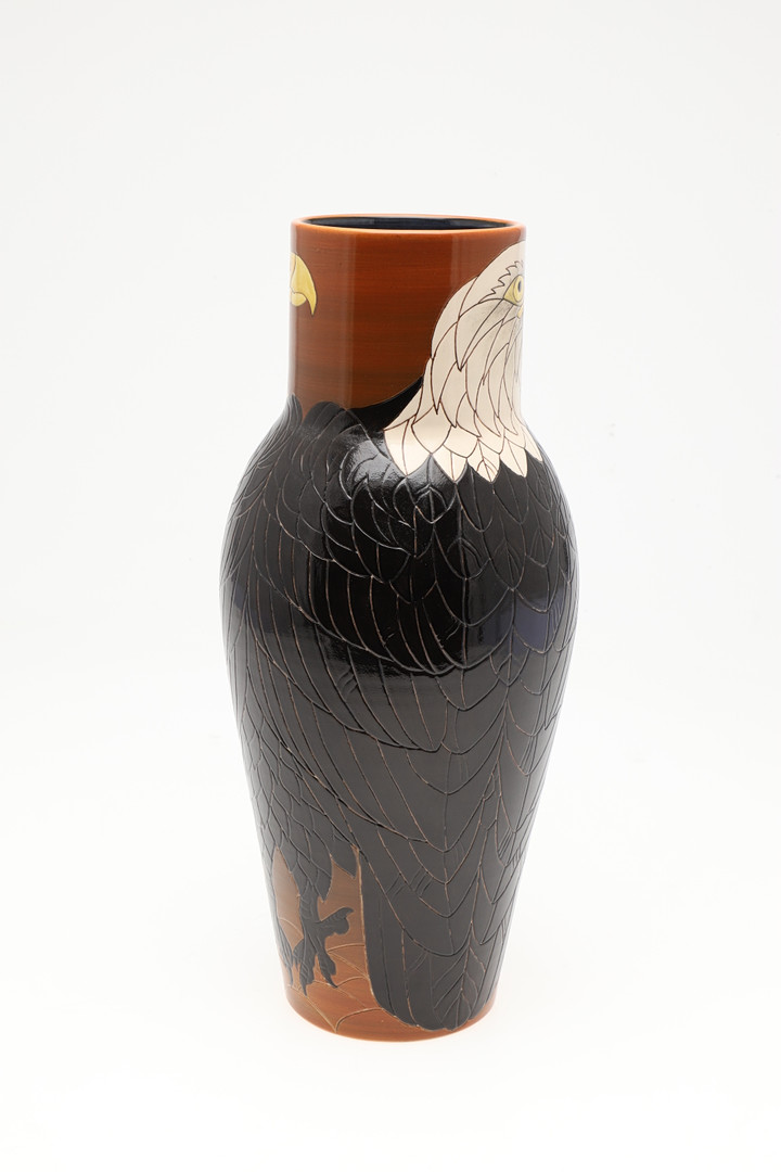 DENNIS CHINA WORKS - LARGE VASE 'EAGLE'. - Image 2 of 7