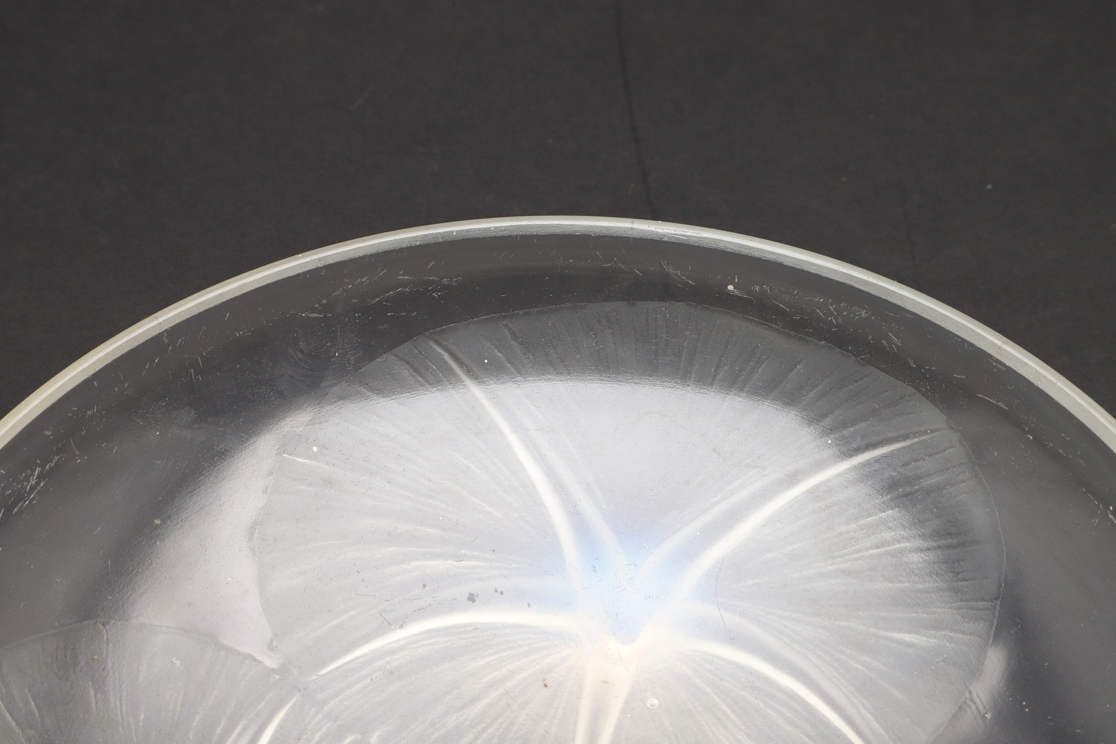 RENE LALIQUE GLASS BOWL - LYS. - Image 10 of 15