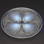 RENE LALIQUE - COQUILLES GLASS PLATE.