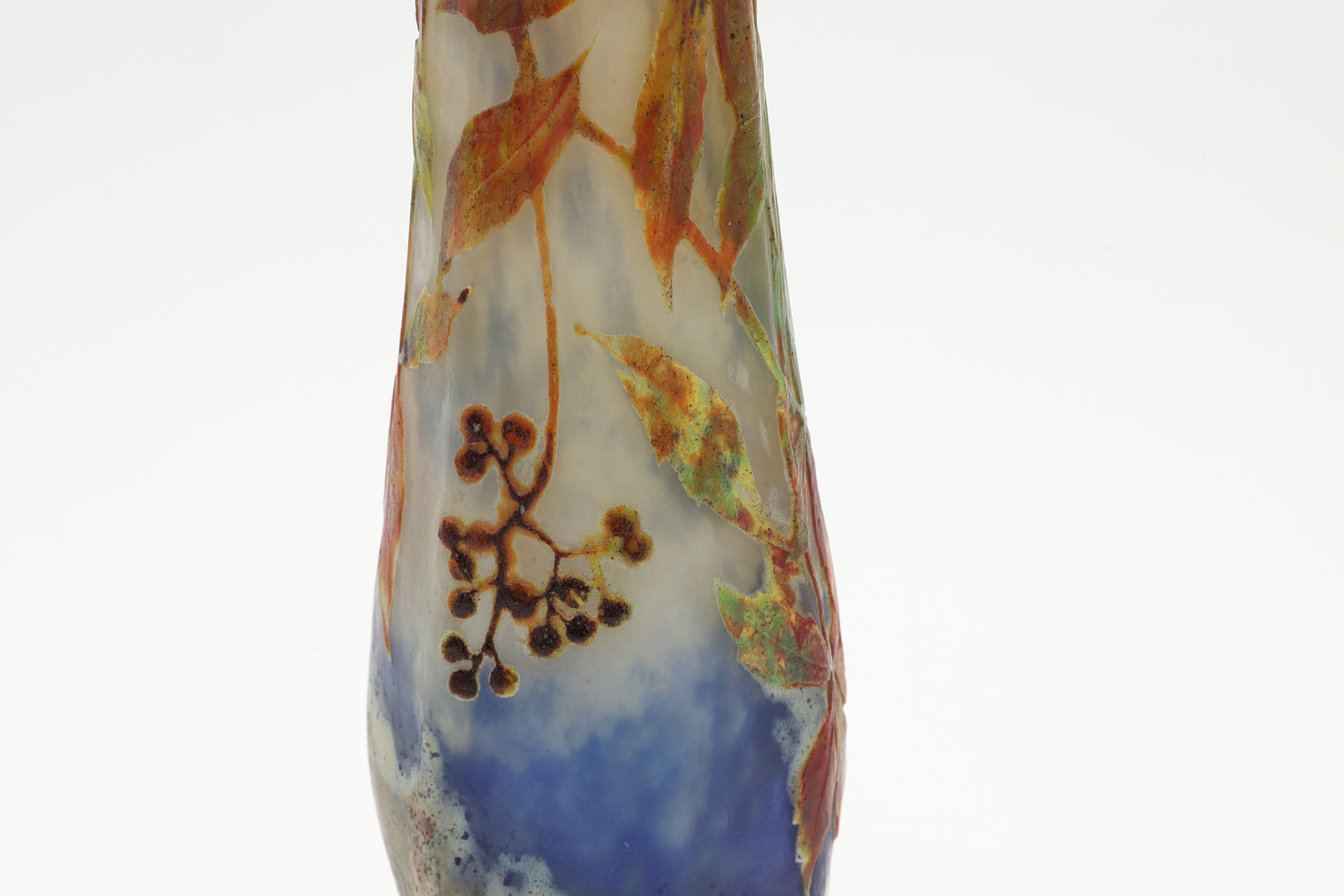 DAUM NANCY - CAMEO GLASS VASE. - Image 12 of 14