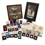 LARGE COLLECTION OF EARLY CYCLING GOLD & SILVER MEDALS, & EPHEMERA - FREDERICK LOWCOCK.