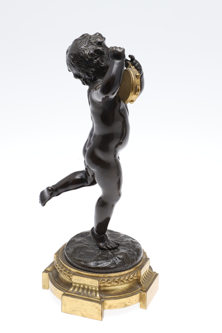 A PAIR OF FRENCH BRONZE PUTTI, IN THE MANNER OF CLAUDE 'CLODION' MICHEL. - Image 8 of 15