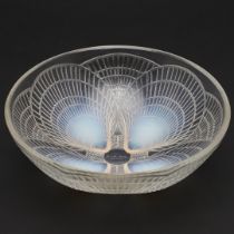 RENE LALIQUE GLASS BOWL - COQUILLES.