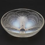 RENE LALIQUE GLASS BOWL - COQUILLES.