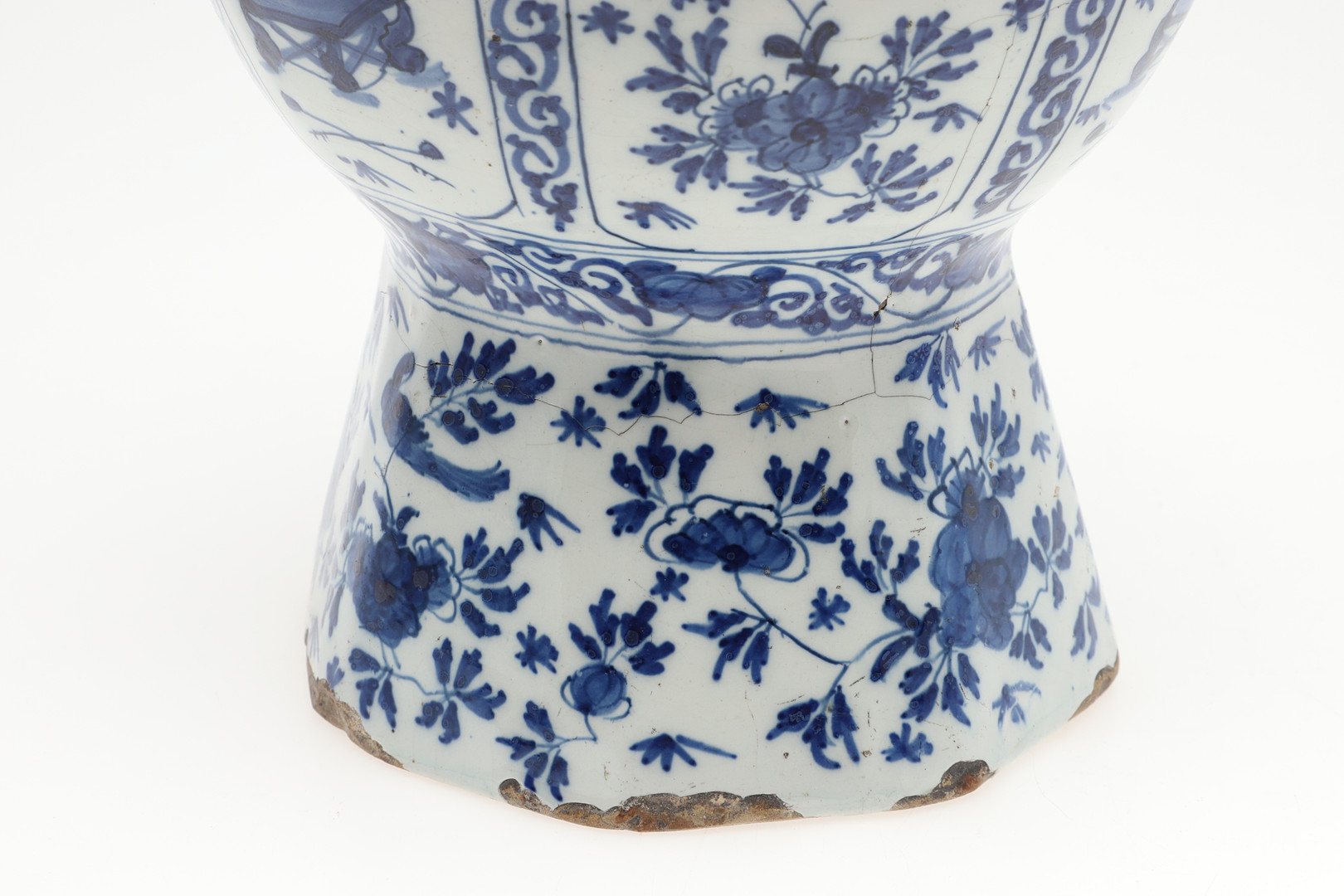 LARGE ANTIQUE BLUE & WHITE DELFT JAR. - Image 13 of 28