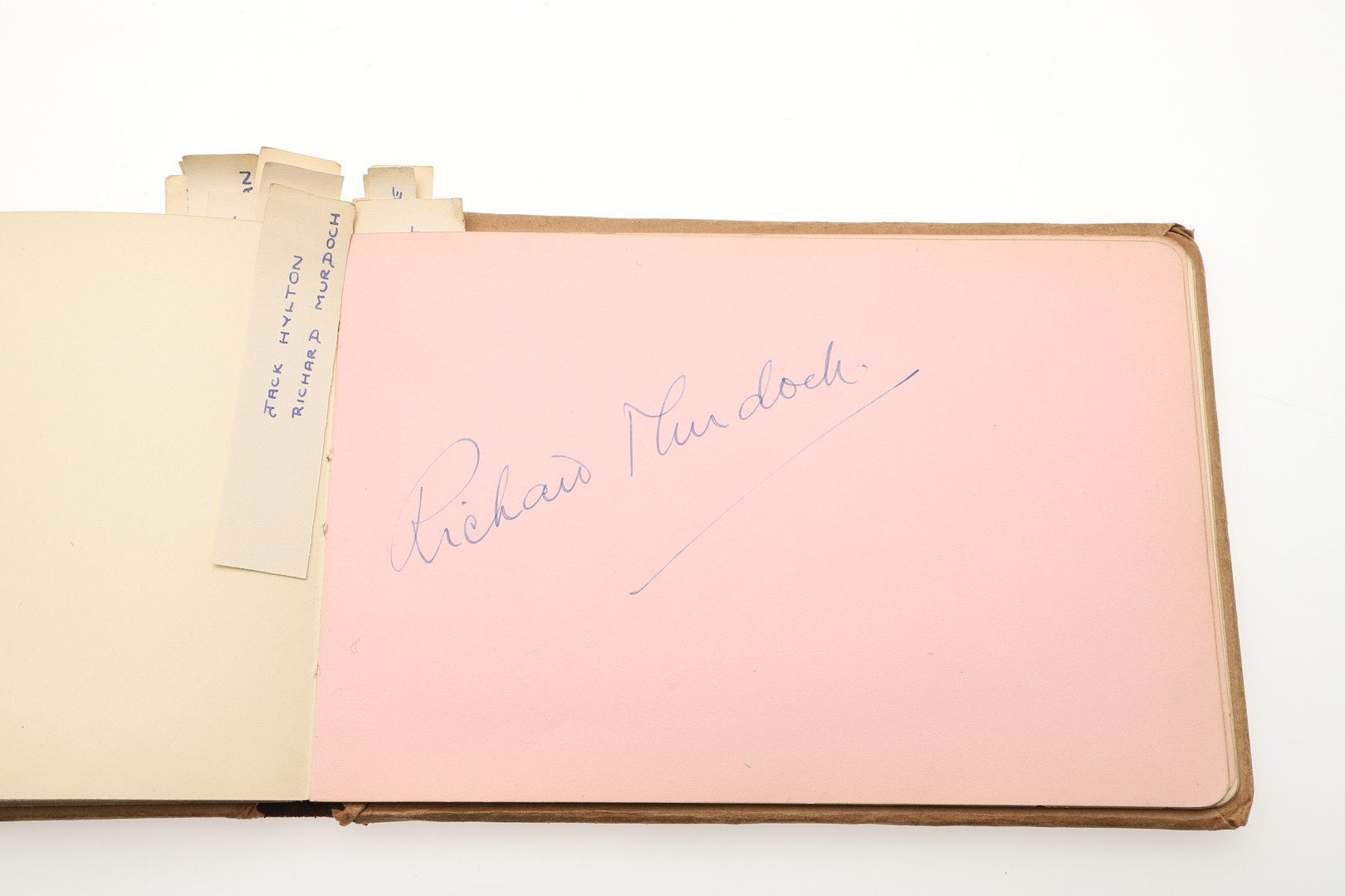 LARGE AUTOGRAPH COLLECTION - WINSTON CHURCHILL & OTHER AUTOGRAPHS. - Image 30 of 63