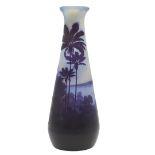 GALLE CAMEO GLASS VASE - RIO DE JANEIRO.