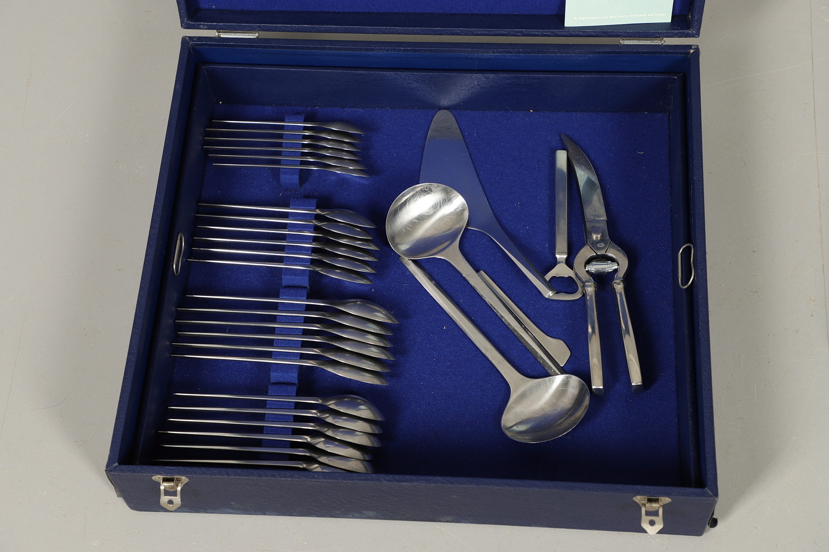 GEORG JENSEN - LARGE 'PRISM' CANTEEN OF CUTLERY. - Image 4 of 13