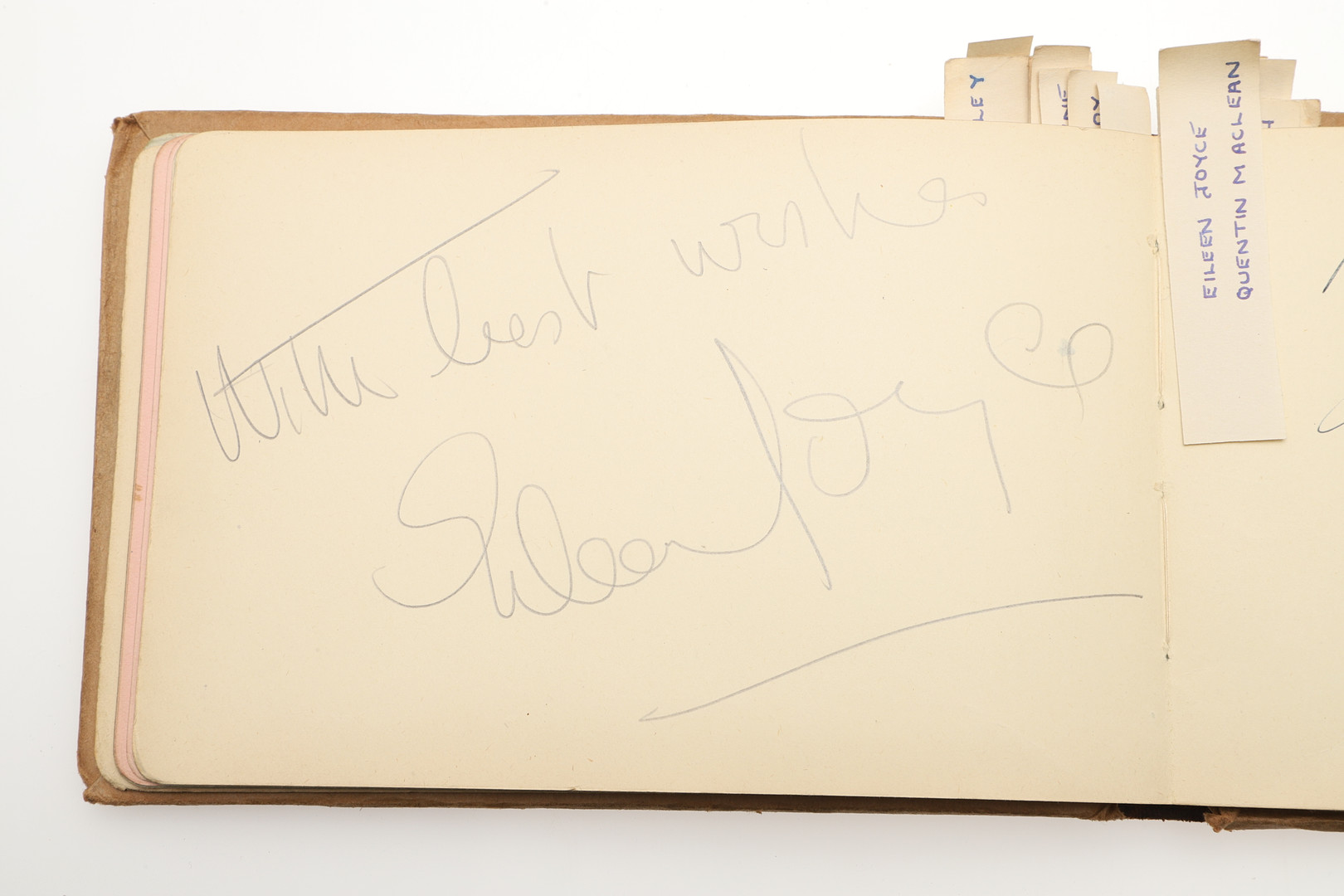 LARGE AUTOGRAPH COLLECTION - WINSTON CHURCHILL & OTHER AUTOGRAPHS. - Image 17 of 63