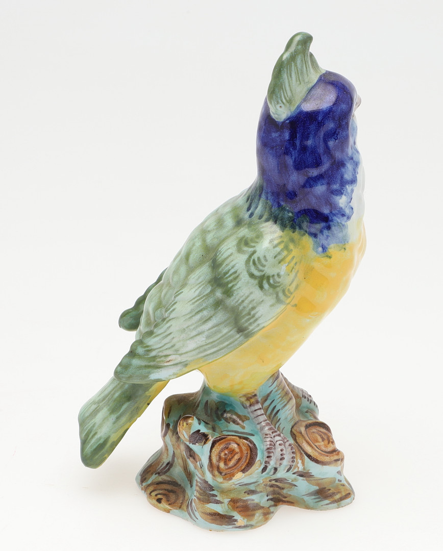 ROYAL WORCESTER NETSUKE, HEREND ANIMALS & FAIENCE PARROT. - Image 8 of 15