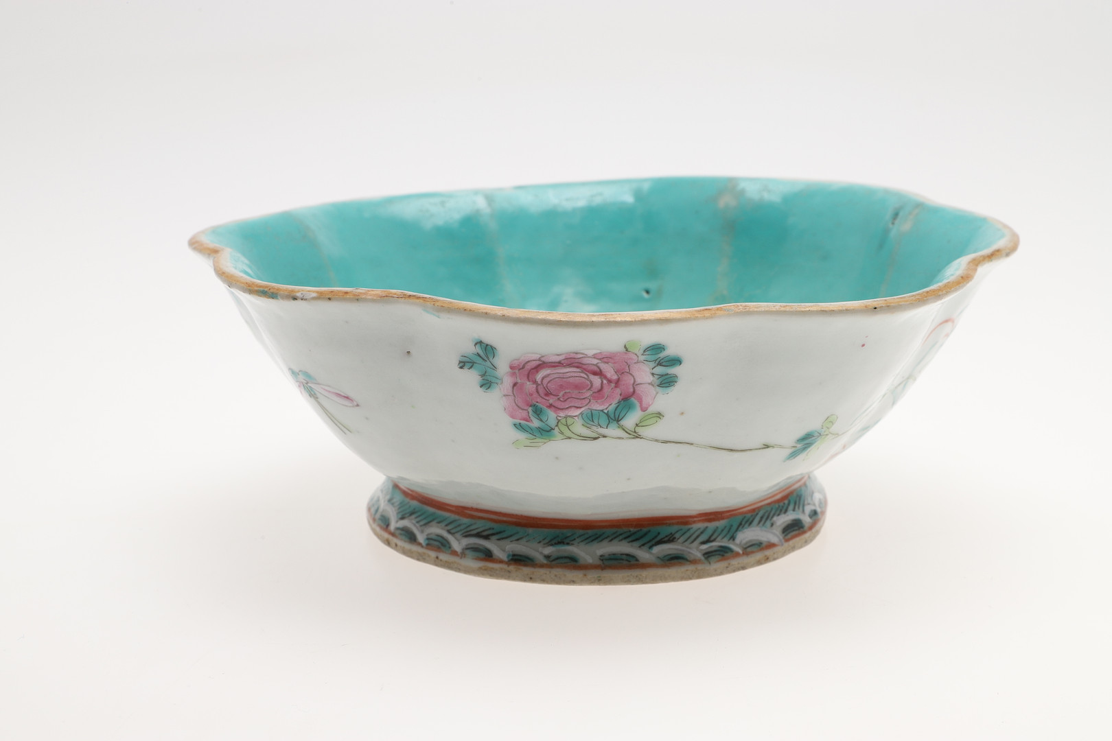 CHINESE TONGZHI FAMILLE ROSE BOWL & ANOTHER BOWL. - Image 6 of 22