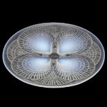 RENE LALIQUE - COQUILLES GLASS PLATE.