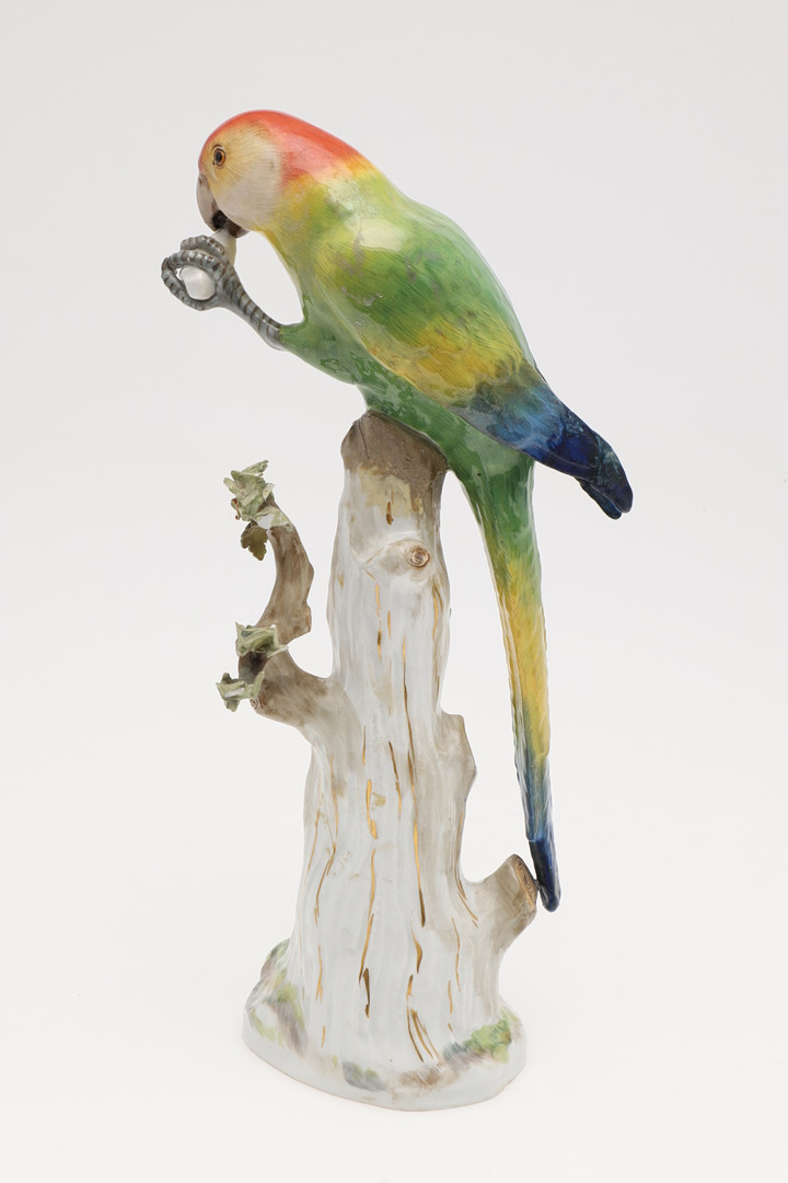 MEISSEN PORCELAIN PARROT & ANOTHER MODEL OF A PARROT. - Image 15 of 25