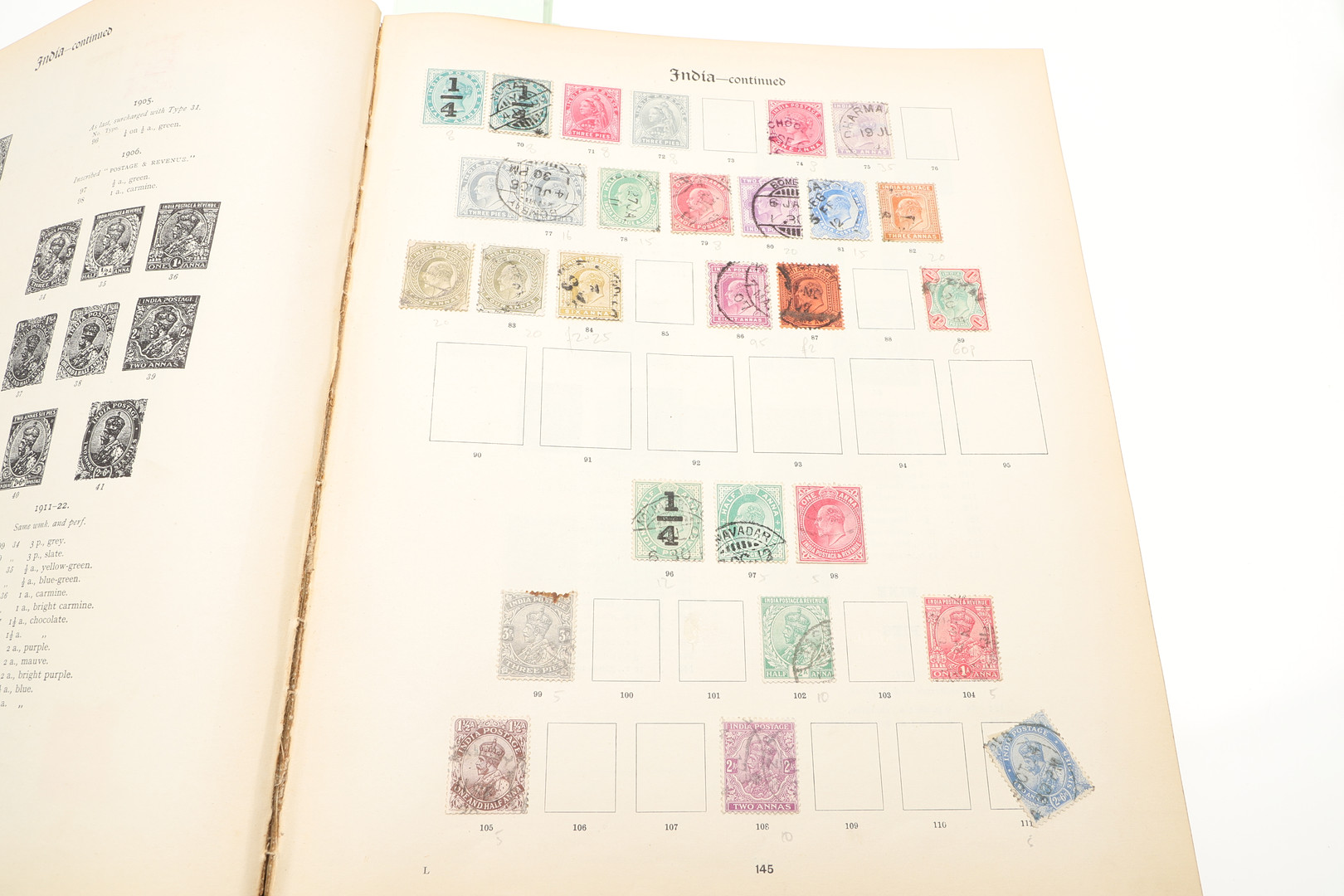 IDEAL & IMPERIAL STAMP ALBUMS. - Image 7 of 35