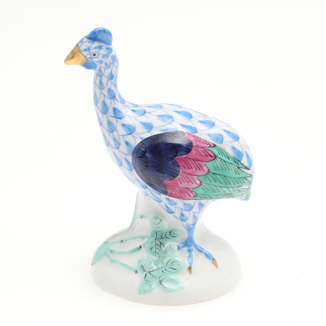 ROYAL WORCESTER NETSUKE, HEREND ANIMALS & FAIENCE PARROT. - Image 5 of 15